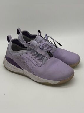 Clove Nursing Shoes Women's 9 Water Repellent No Tie Lacing in Lavender Colorway